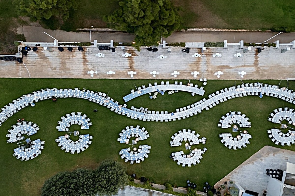 Custom wedding setup